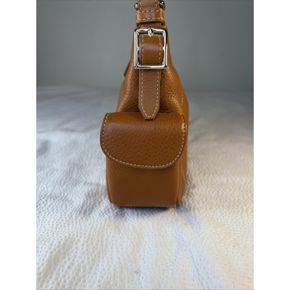 Dooney & Bourke Handbags - Vintage Dooney & Bourke Cognac Thick Leather Large Handbag J2325902